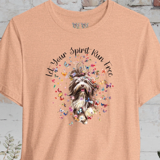 Havanese #4 'Let your spirit run free' T shirt