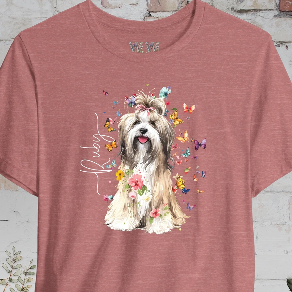 Havanese #6 Floral Personalized T shirt