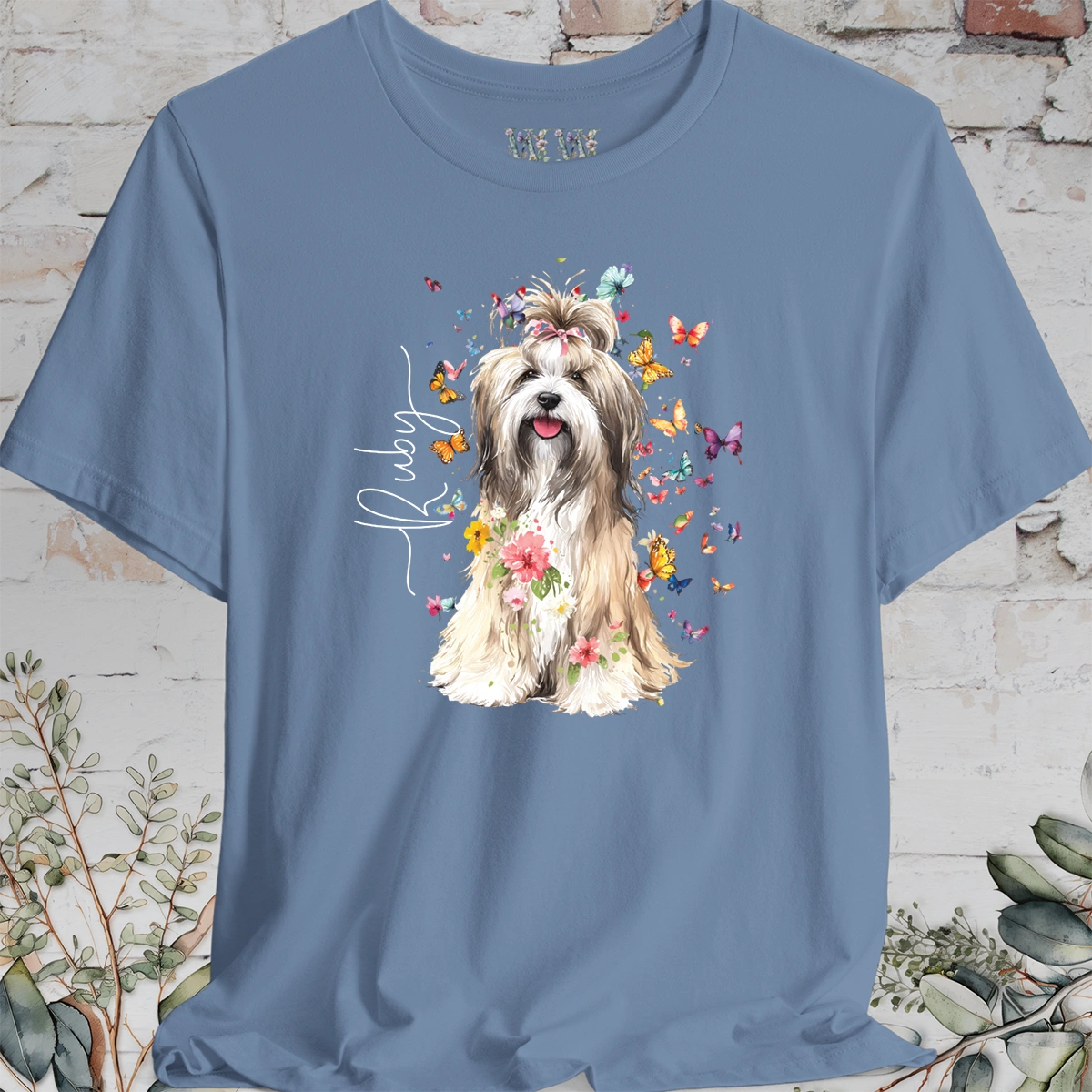 Havanese #6 Floral Personalized T shirt