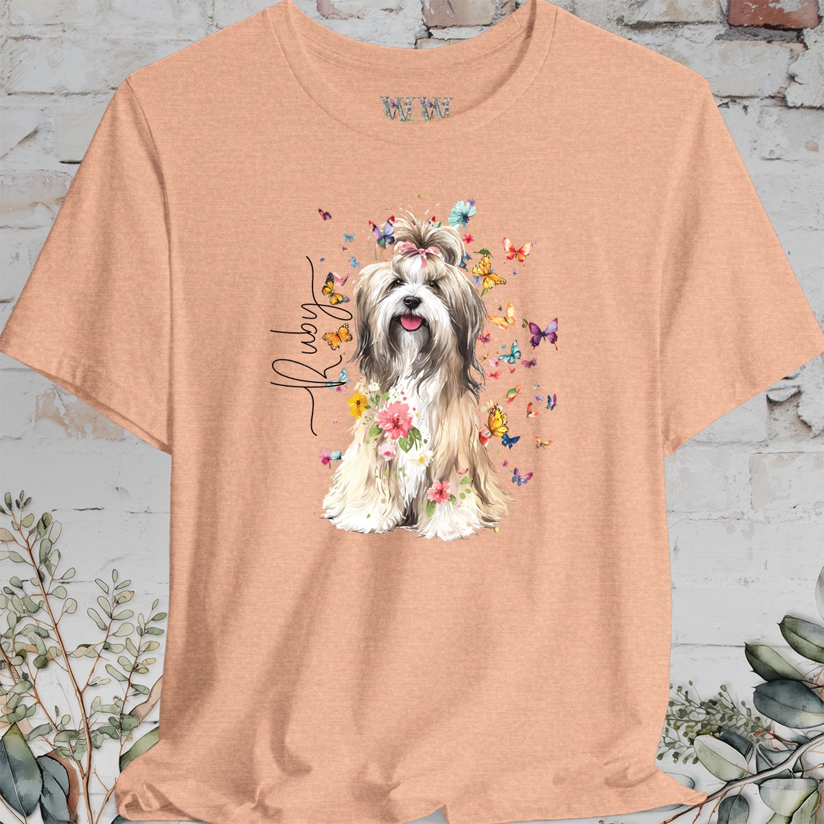 Havanese #6 Floral Personalized T shirt