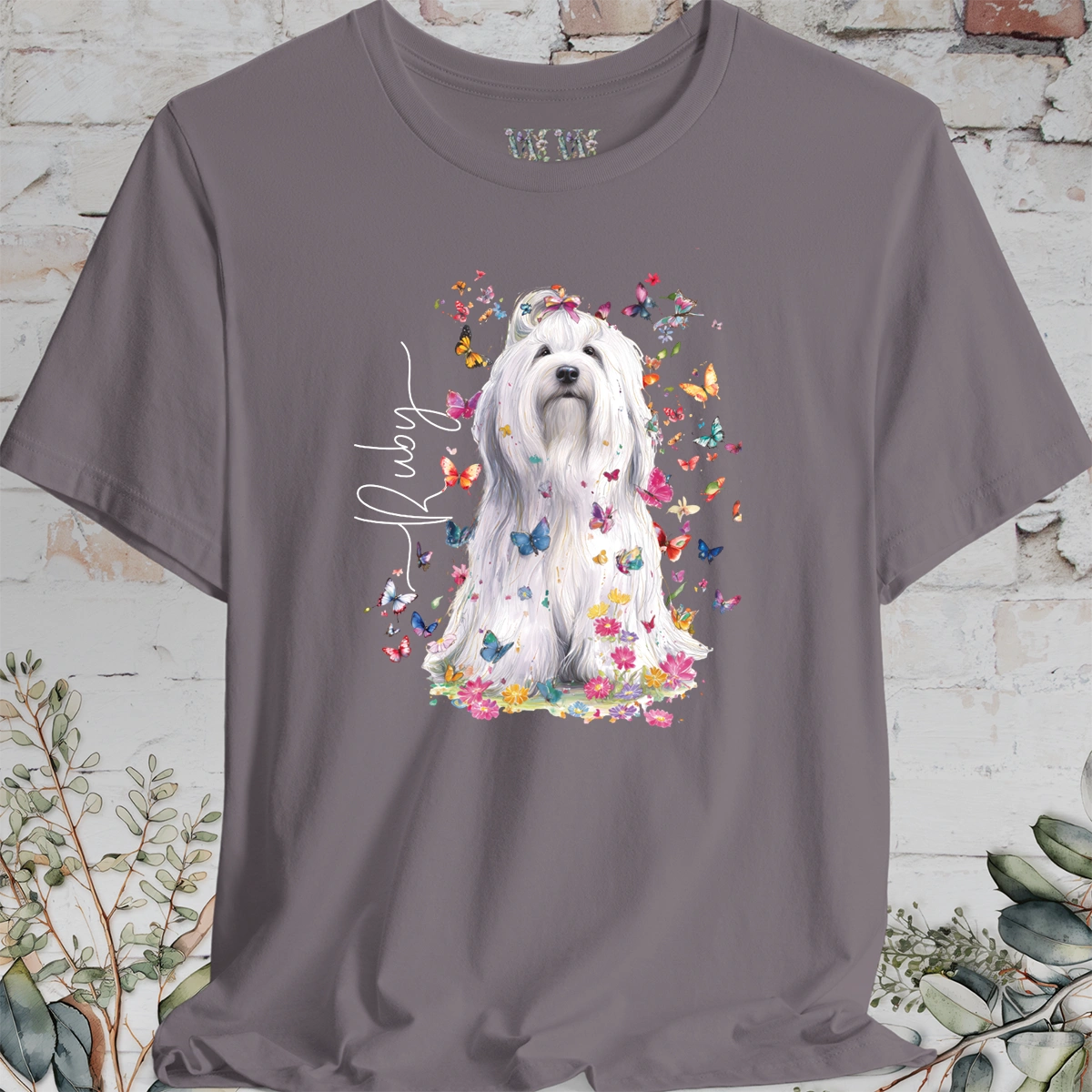 Havanese #8 Floral Personalized T shirt