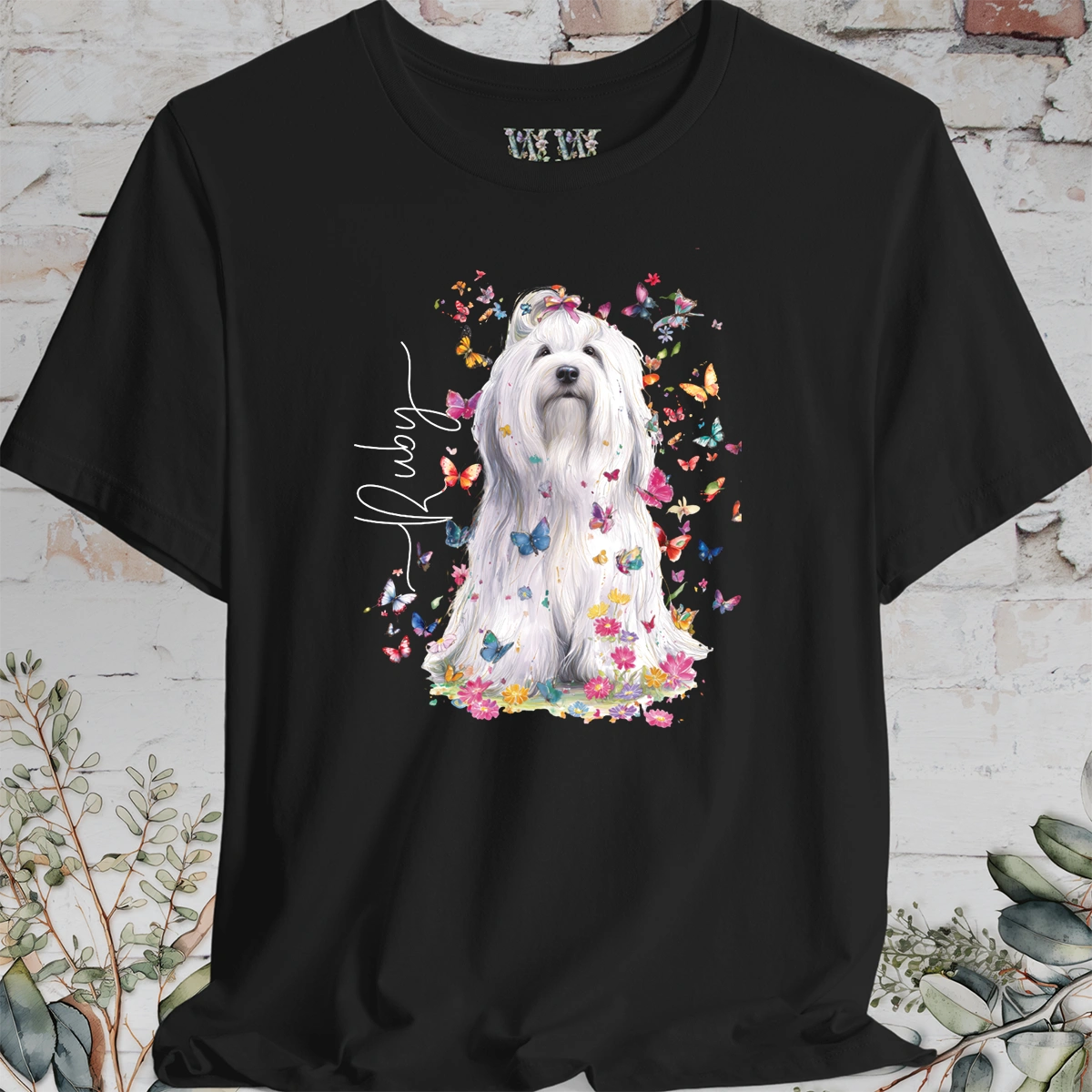 Havanese #8 Floral Personalized T shirt