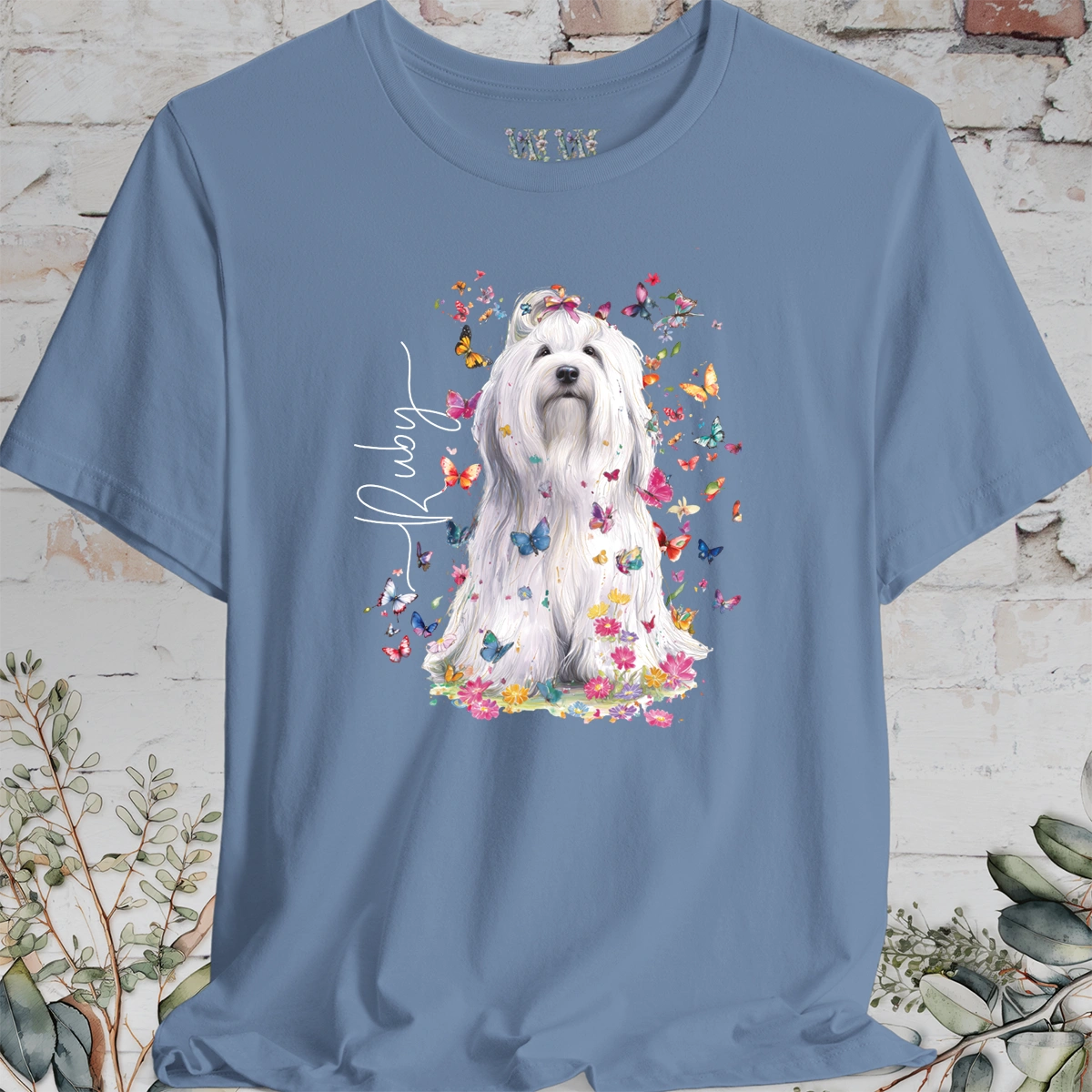 Havanese #8 Floral Personalized T shirt