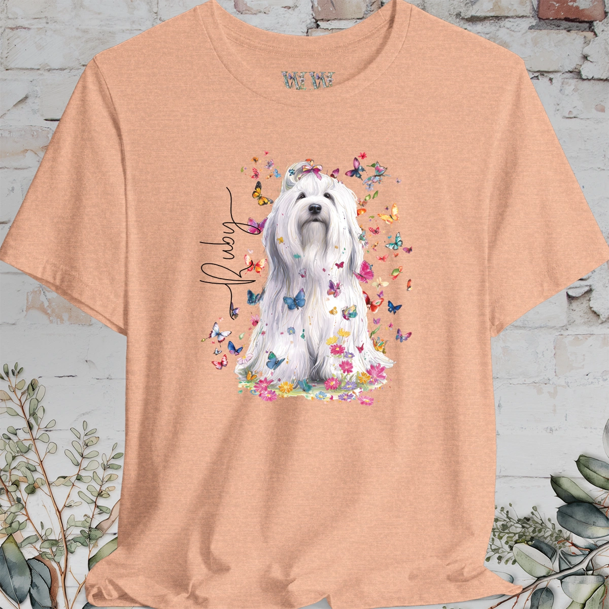 Havanese #8 Floral Personalized T shirt