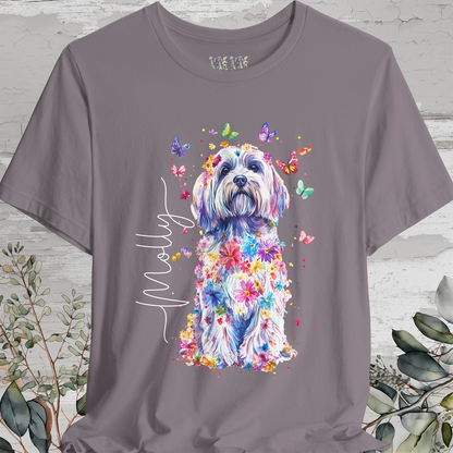 Havanese Floral Personalized T shirt