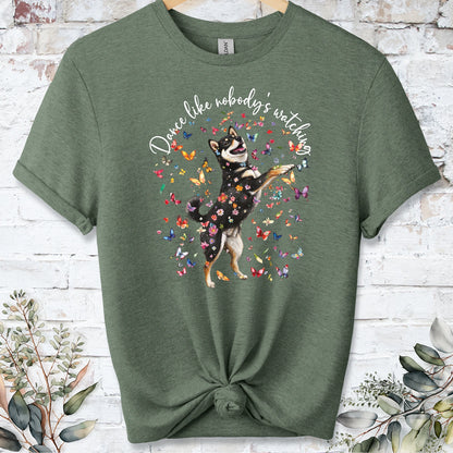 Shiba Inu #1 "Dance like nobody's watching" unisex T shirt