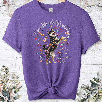 Shiba Inu #1 "Dance like nobody's watching" unisex T shirt