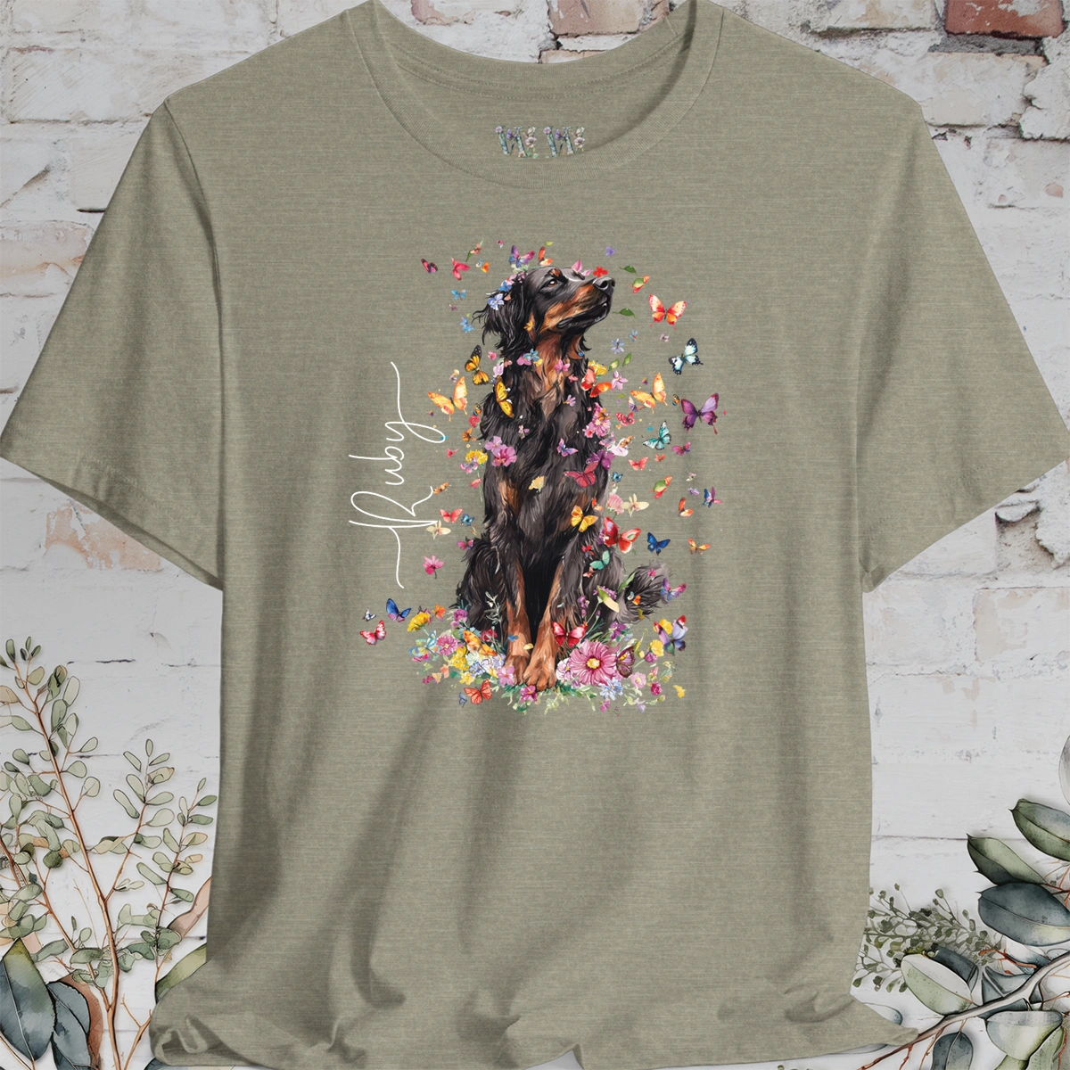 Hovawart #1 Floral Personalized T shirt