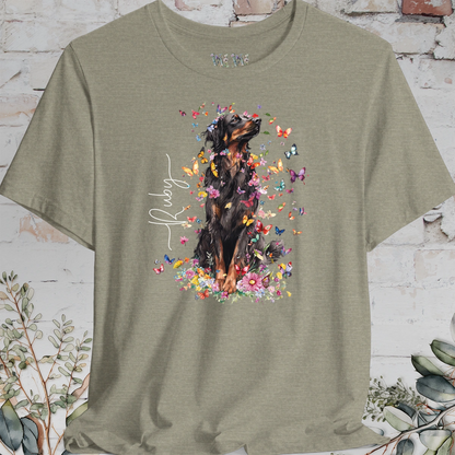 Hovawart #1 Floral Personalized T shirt