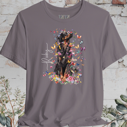 Hovawart #1 Floral Personalized T shirt