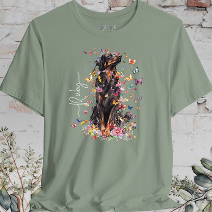 Hovawart #1 Floral Personalized T shirt