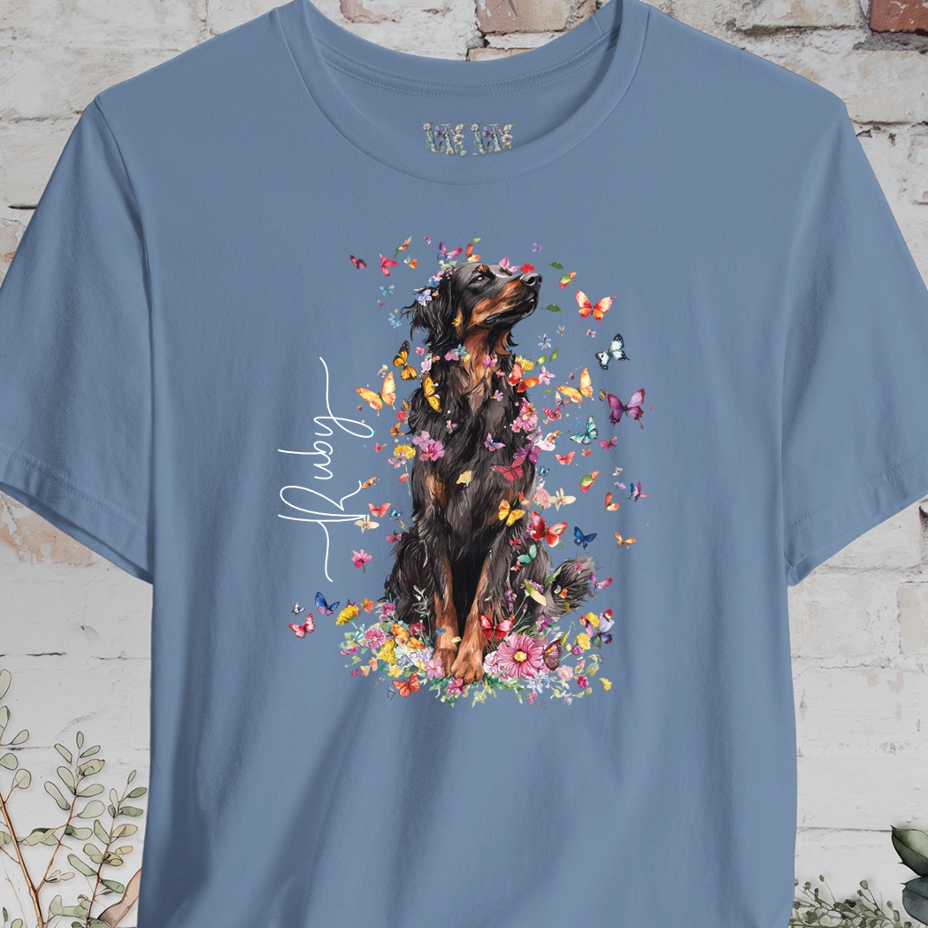 Hovawart #1 Floral Personalized T shirt