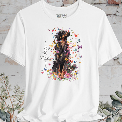 Hovawart #1 Floral Personalized T shirt