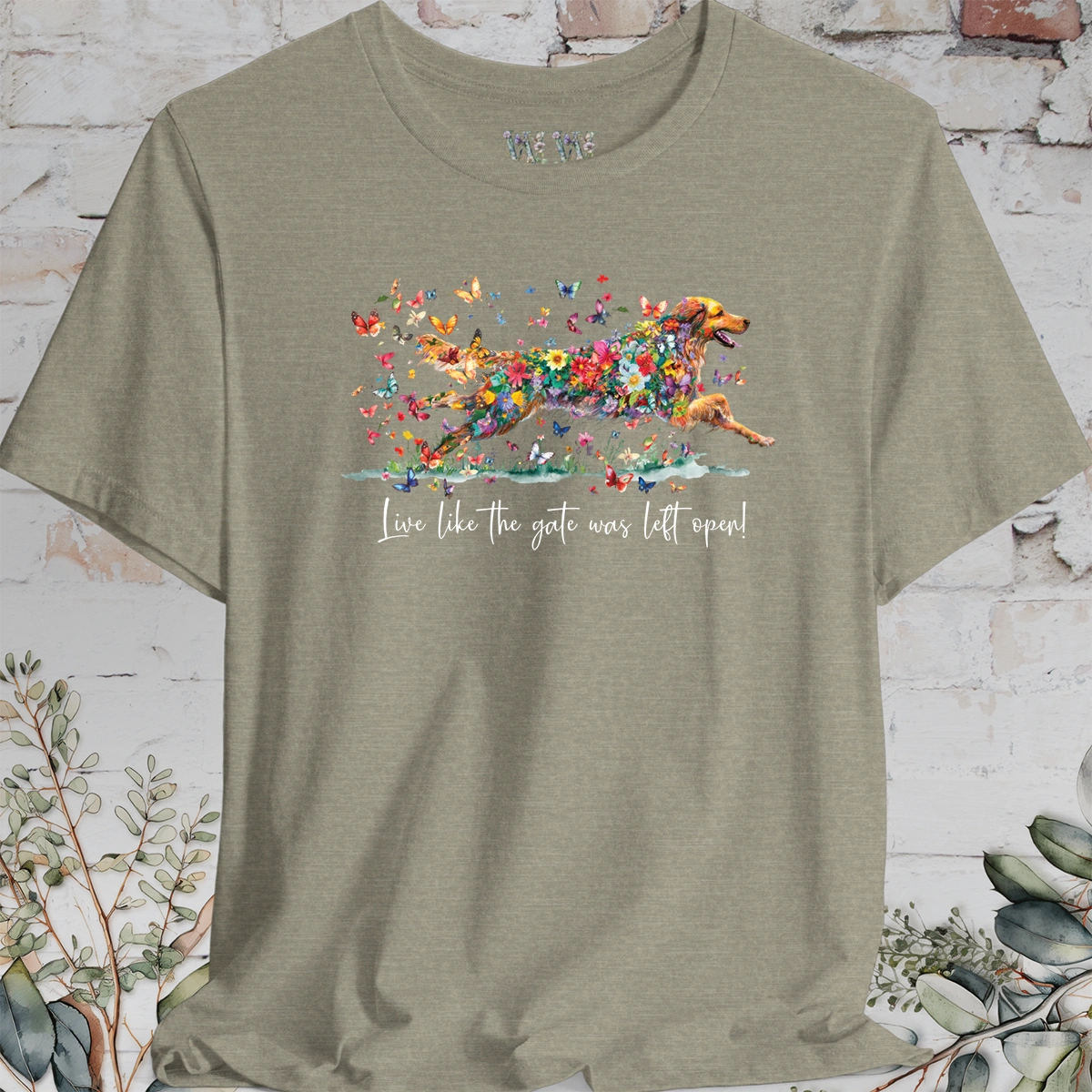Hovawart #1 'Live like the gate was left open' T shirt