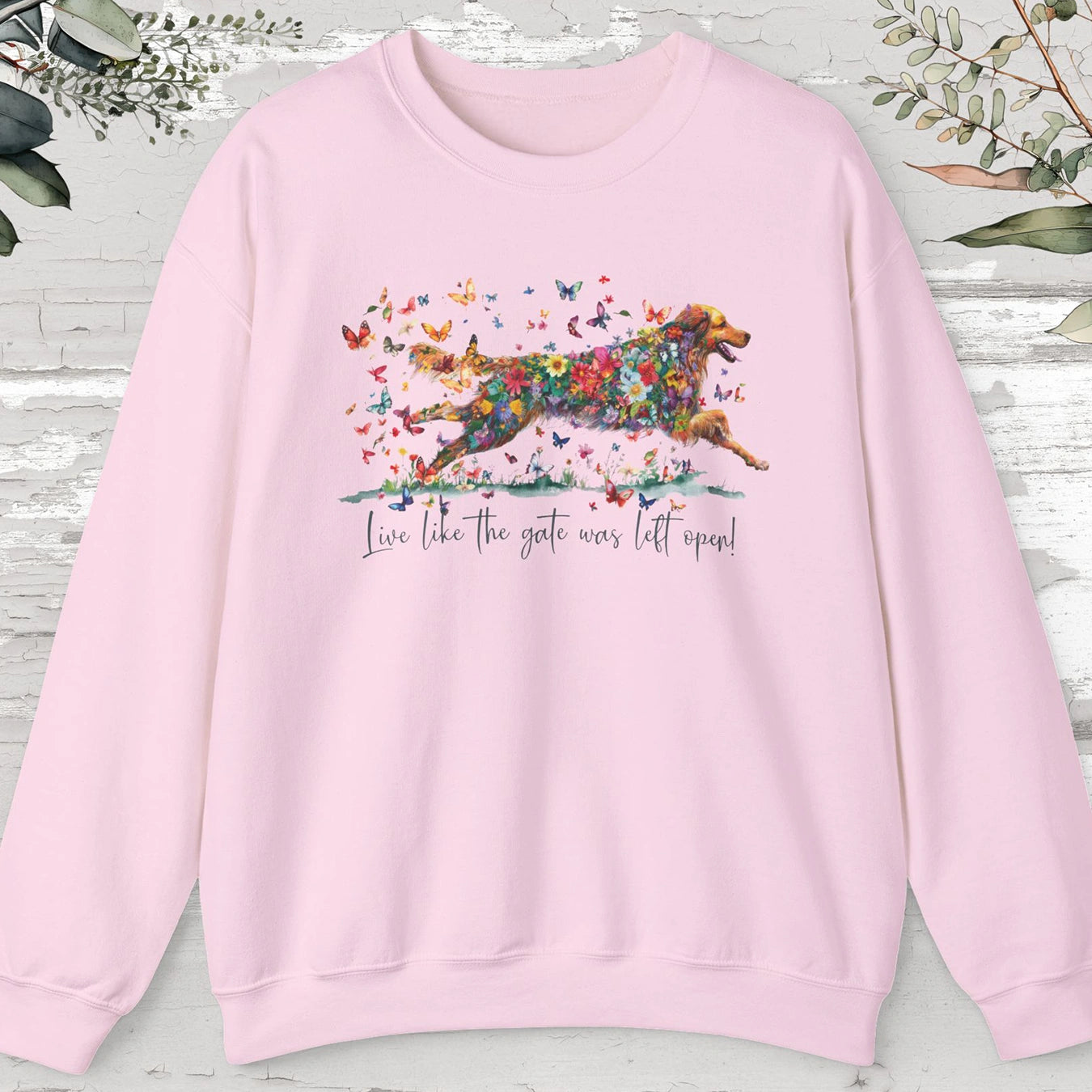 Hovawart #1, Live like the gate was left open, unisex Sweatshirt