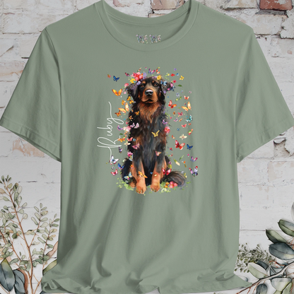 Hovawart #2 Floral Personalized T shirt