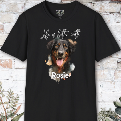Hovawart 'Life is better with'  Personalized T shirt