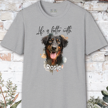 Hovawart 'Life is better with'  Personalized T shirt