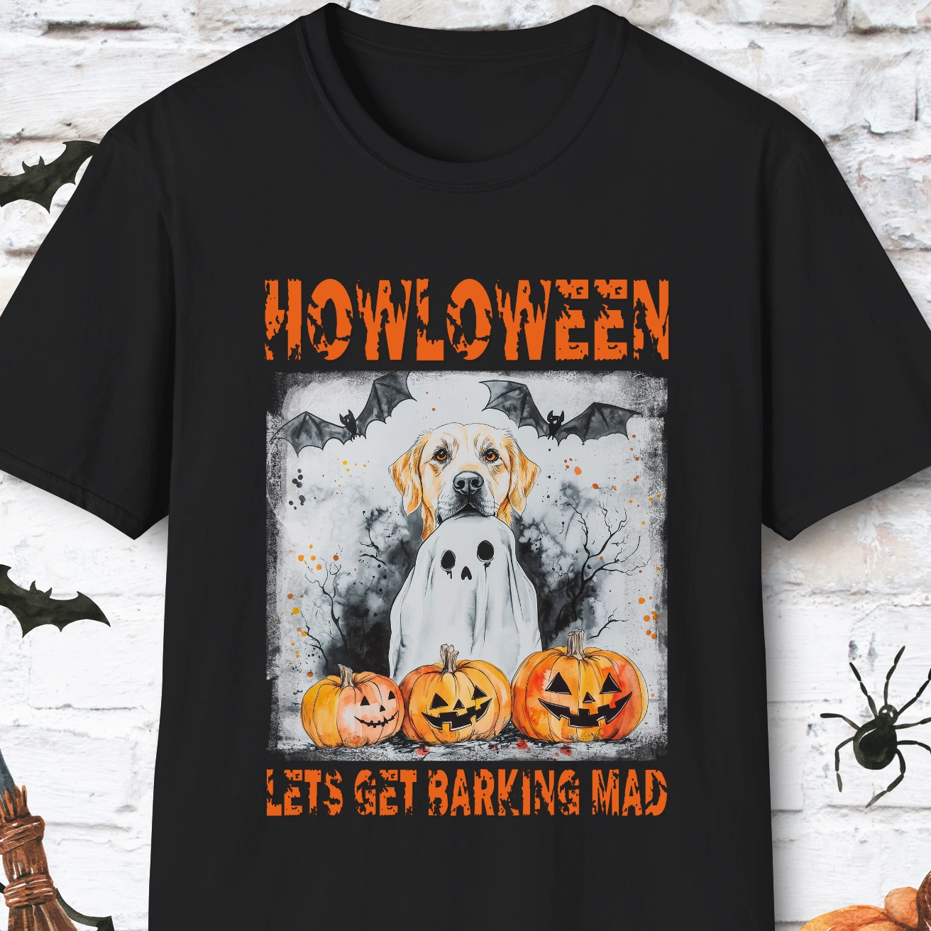 Yellow Labrador Halloween Unisex T-Shirt