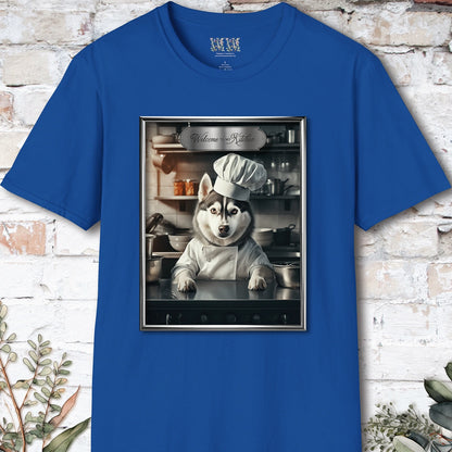 Husky Chef Unisex T shirt