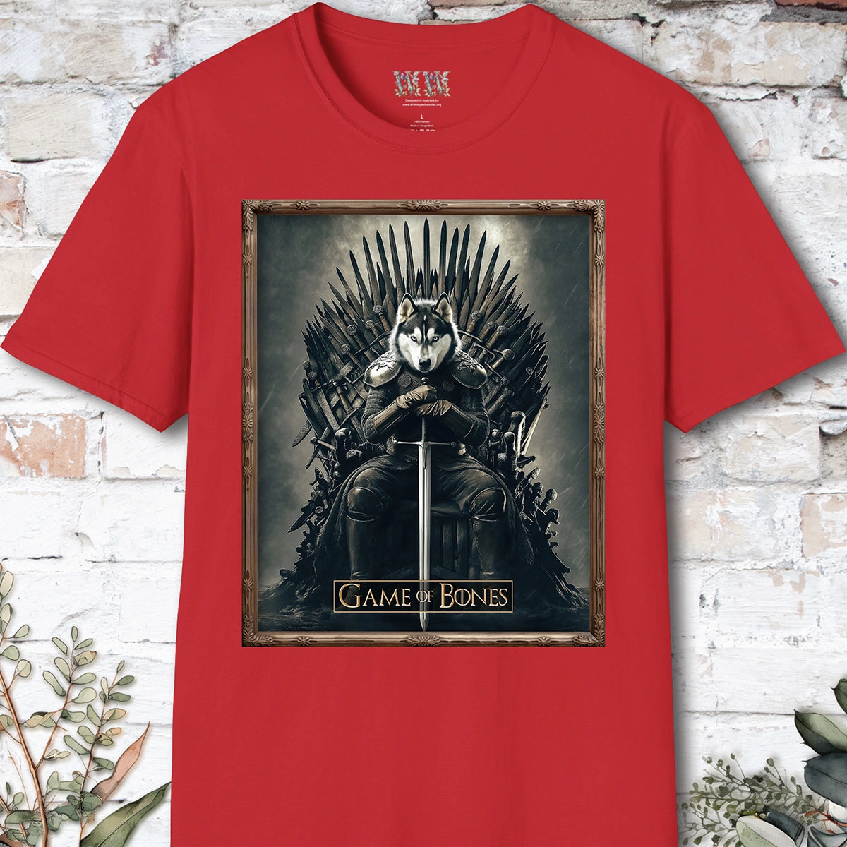 Husky, Game of Bones, Unisex T shirt