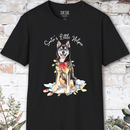 Husky #1 Santa's little helper. unisex T shirt
