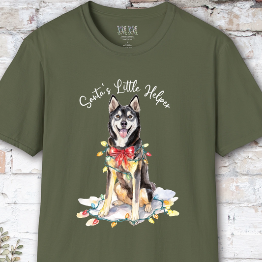 Husky #1 Santa's little helper. unisex T shirt