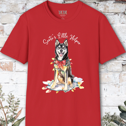 Husky #1 Santa's little helper. unisex T shirt