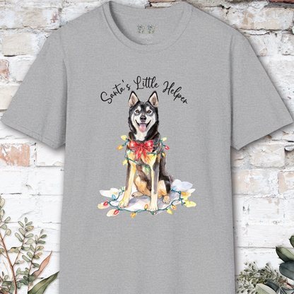 Husky #1 Santa's little helper. unisex T shirt