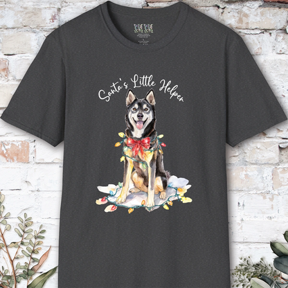 Husky #1 Santa's little helper. unisex T shirt