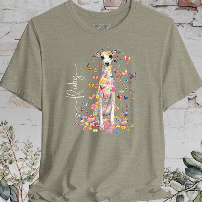 Iggy #1 Floral Butterfly personalized unisex T shirt