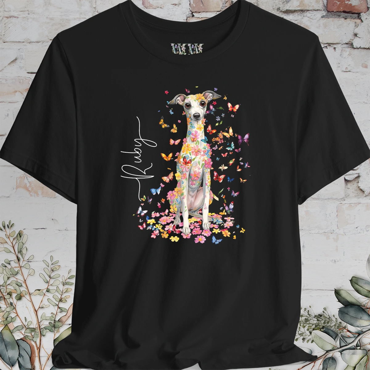 Iggy #1 Floral Butterfly personalized unisex T shirt