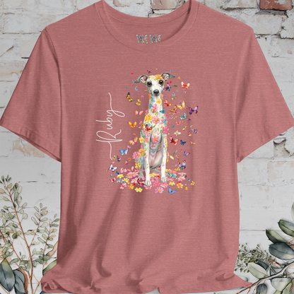 Iggy #1 Floral Butterfly personalized unisex T shirt