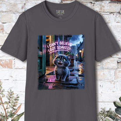 I Can't Believer I Got Soaked, Grey Kitten, unisex T shirt