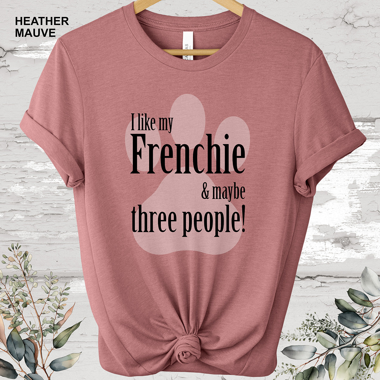 French Bulldog 'I like my Frenchie' T shirt