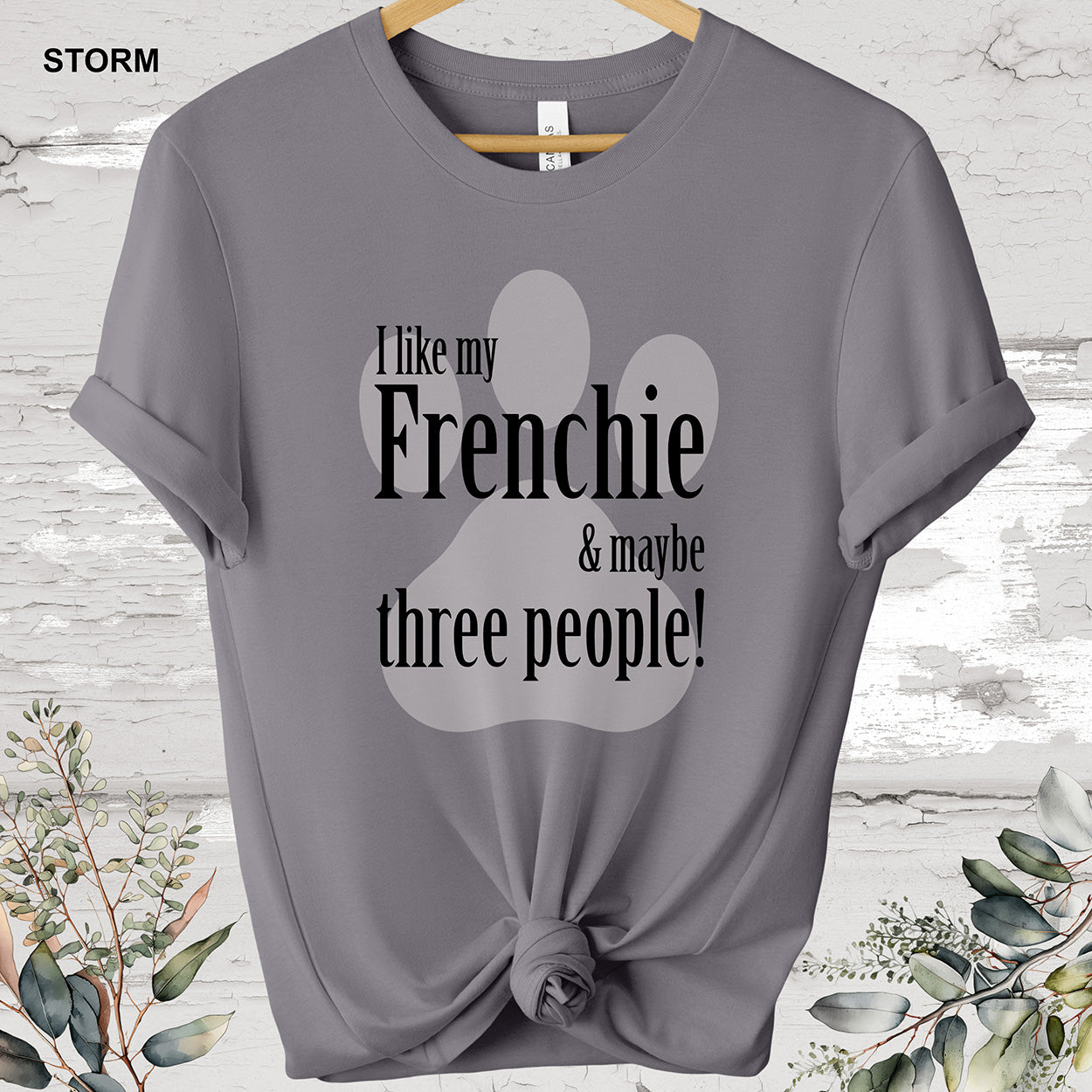 French Bulldog 'I like my Frenchie' T shirt