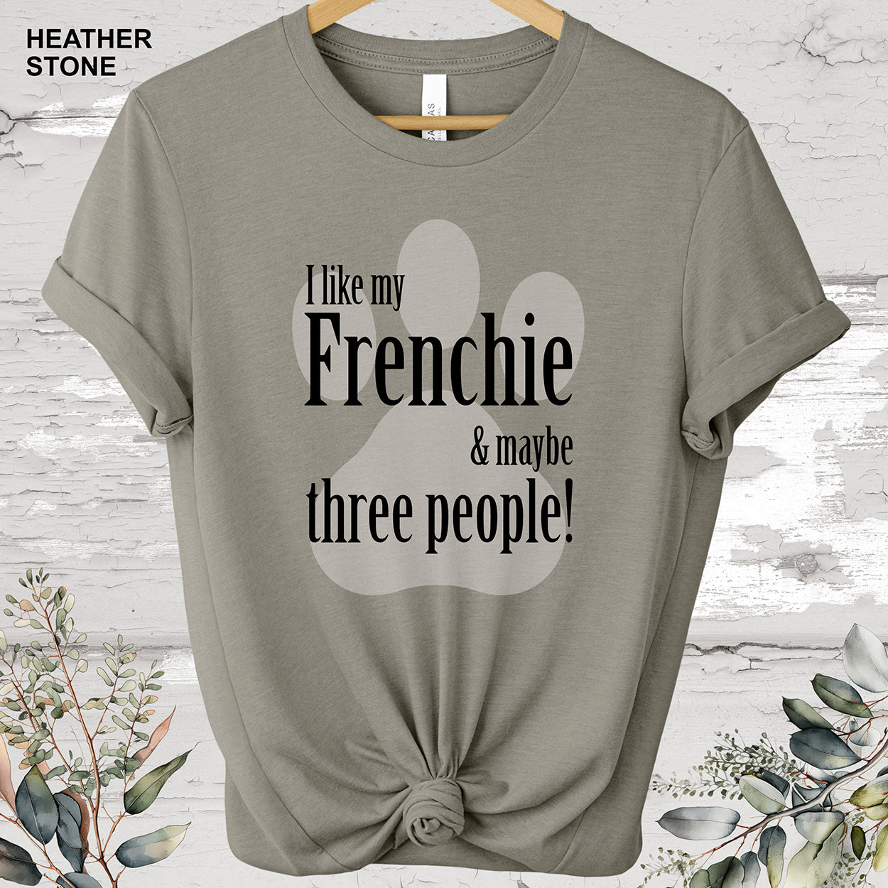 French Bulldog 'I like my Frenchie' T shirt