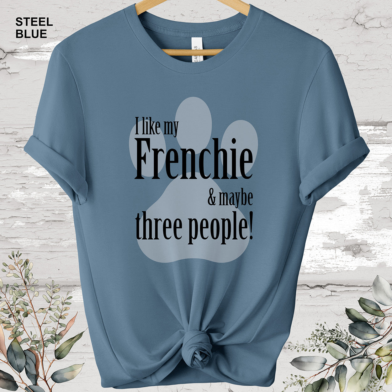 French Bulldog 'I like my Frenchie' T shirt