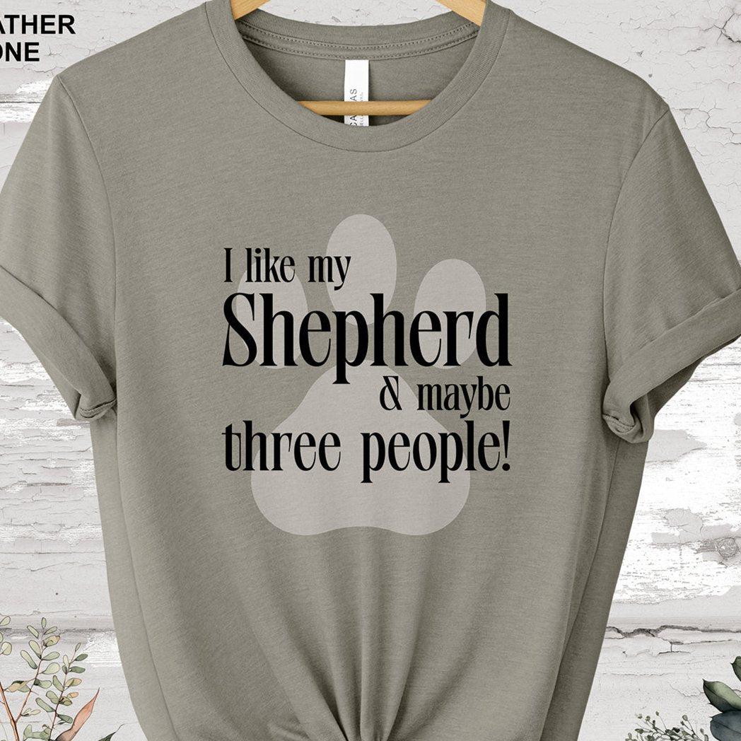 German Shepherd 'I like my Shepherd' T shirt