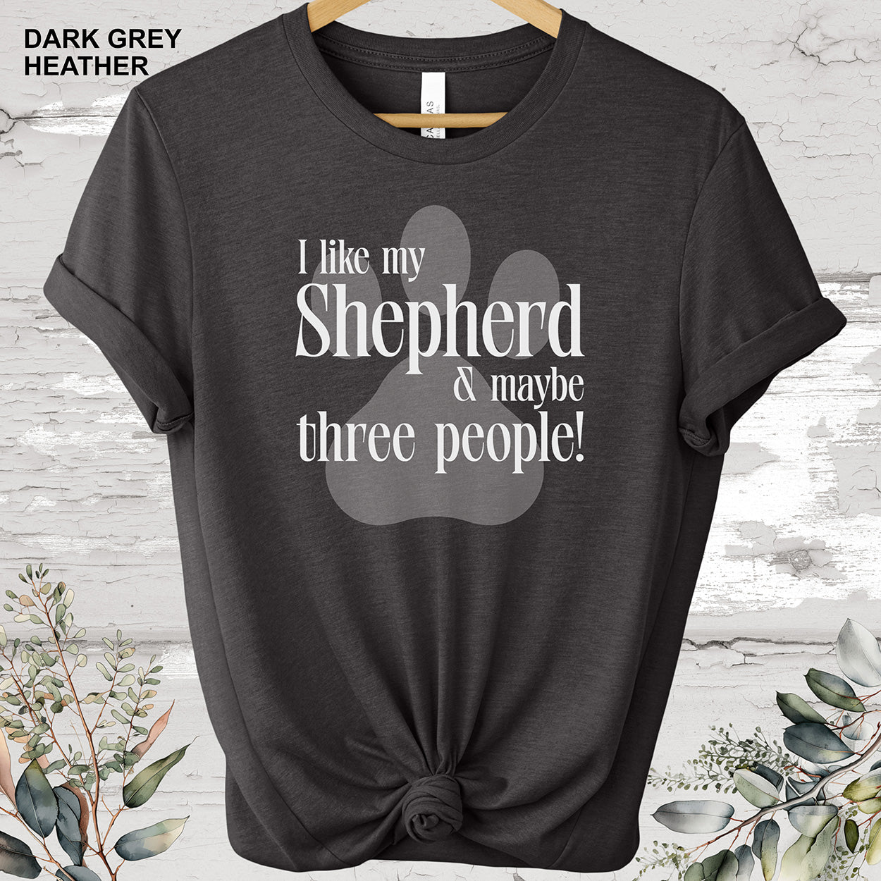 German Shepherd 'I like my Shepherd' T shirt