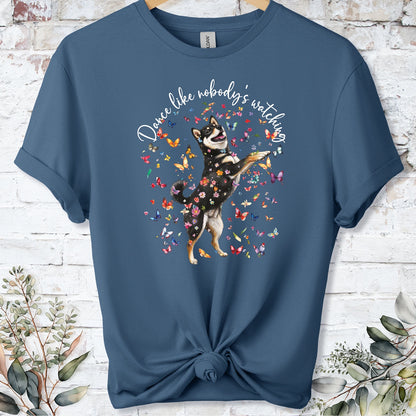Shiba Inu #1 "Dance like nobody's watching" unisex T shirt