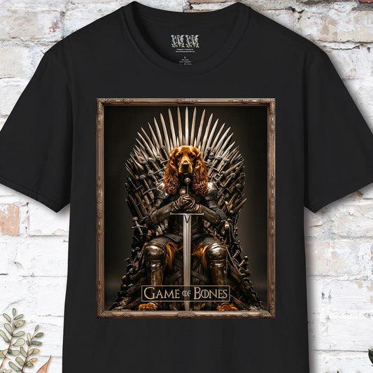 Irish Setter, Game of Bones, Unisex T shirt