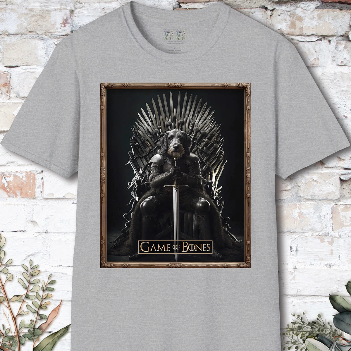 Irish Wolfhound, Game of Bones, Unisex T shirt
