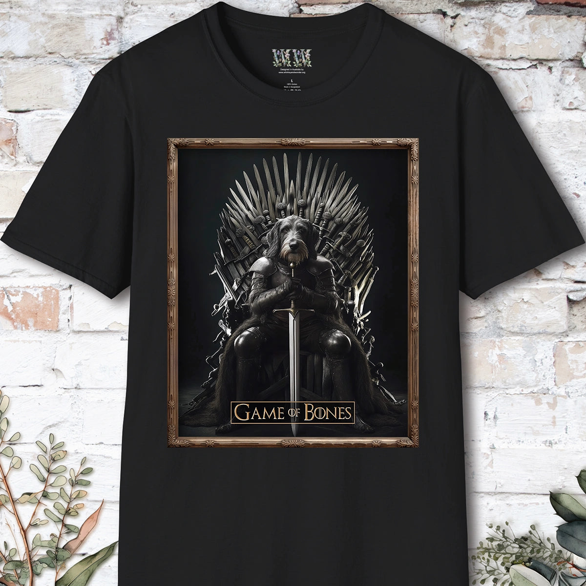Irish Wolfhound, Game of Bones, Unisex T shirt