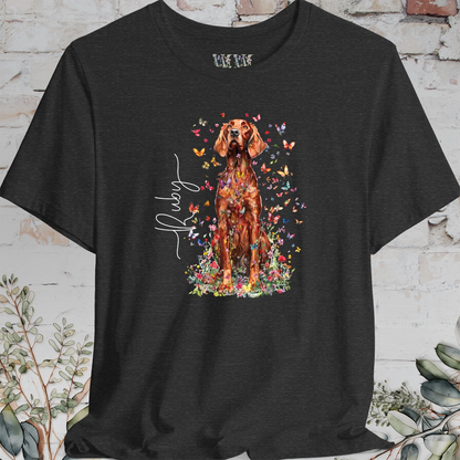 Irish Setter #3 Floral Butterfly T shirt