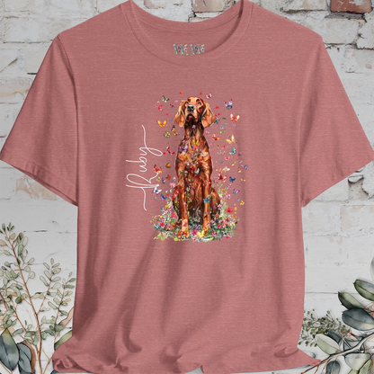 Irish Setter #3 Floral Butterfly T shirt