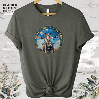 Jack Russell Terrier 'Catch me if you can' T shirt