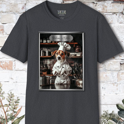 Jack Russell Chef Unisex T shirt