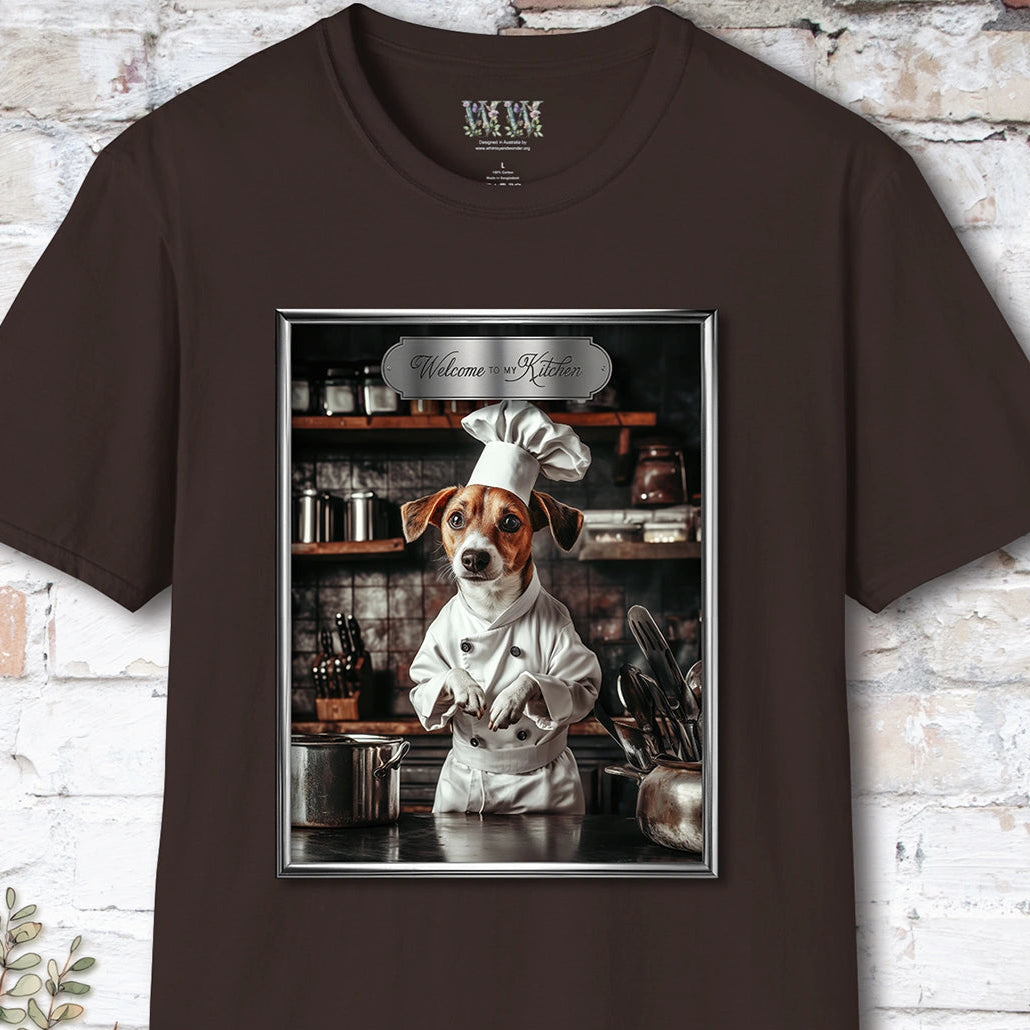 Jack Russell Chef Unisex T shirt