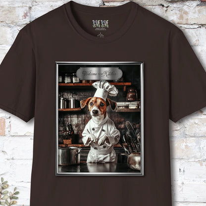 Jack Russell Chef Unisex T shirt